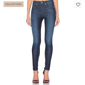 Rag & Bone high-rise denim 10 inch skinny size 27